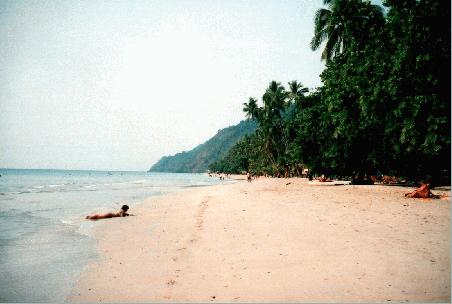 Strand vor unserem Bungalow
