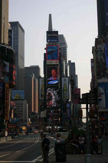 Ich hatte ja kurze Zeit gedacht ich würde hier am Time Square nie ankommen - na ja, zumindest nicht pünklich.