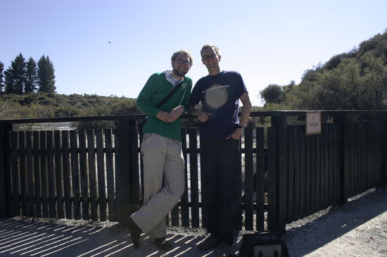 Da waren wir nun also beide in Neuseeland - Florian und ich.