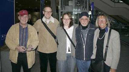 Der Abschied in Frankfurt! Wir sehen uns in 5 Monaten.