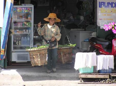 Haendlerin in Chiang Mai
