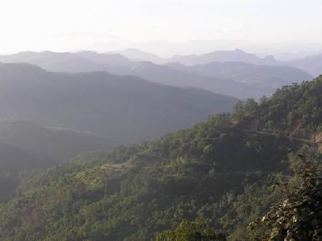 Panorama ueber die Berge