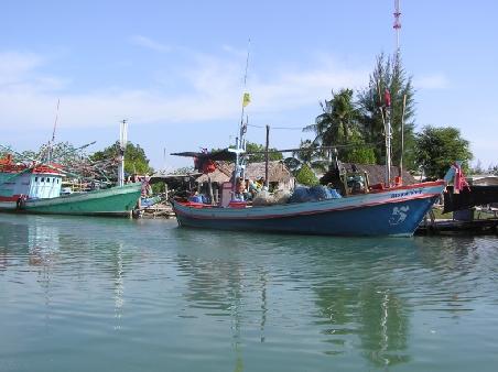 Fischerdorf im Khao Sam Roi Yod