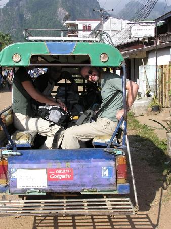 mal wieder im Tuk Tuk unterwegs