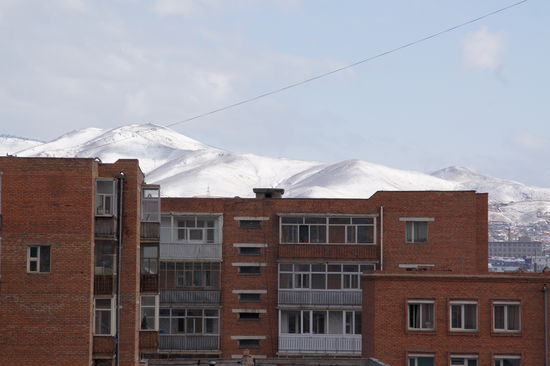 Schnee in Ulaan Bator
