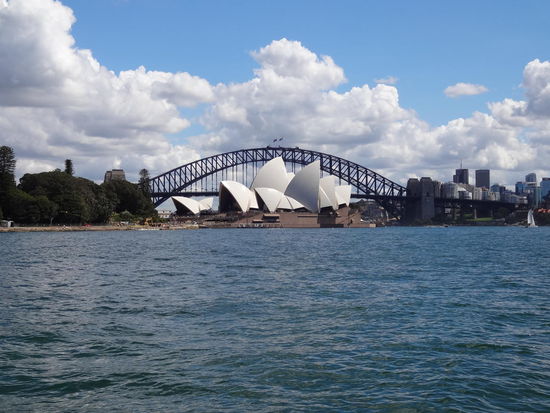 Sydney Oper und Harbour Bridge