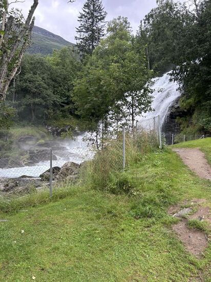 Wasserfall Kleivafossen
