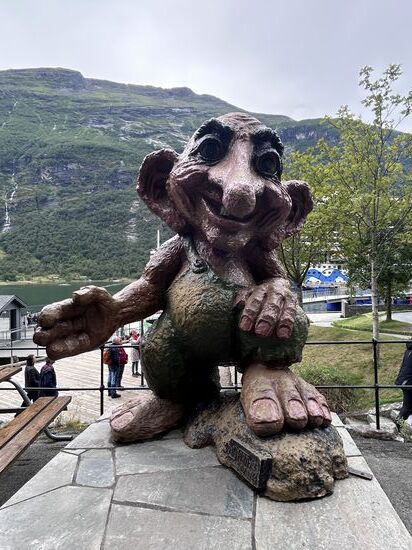 Ein Troll zum verlieben, in Geiranger.