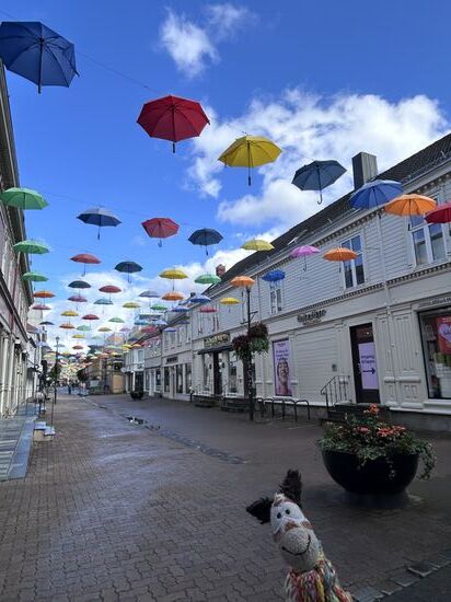 Fußgängerzone in Trondheim