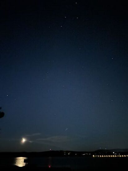 Der Sternenhimmel ist jede Nacht einfach atemberaubend.