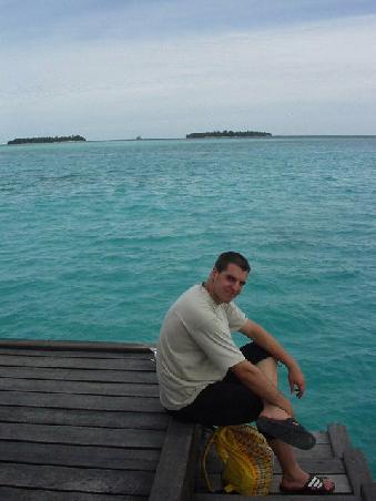 Wir warten auf unser Schnorchelboot