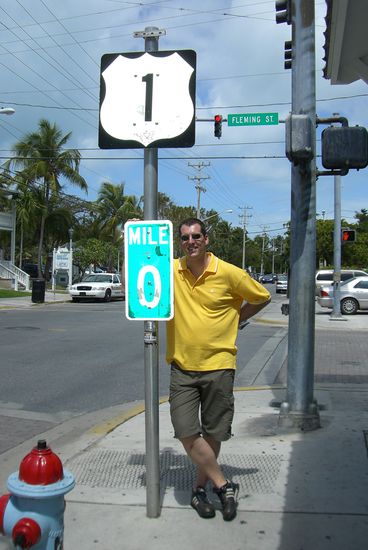 Ende des Highway U.S. 1