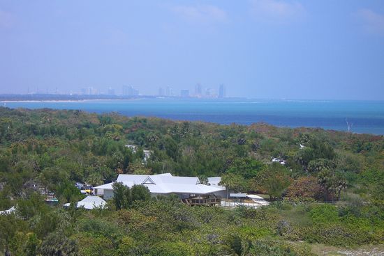 Ausblick vom Leuchtturm auf die Skyline von Miami