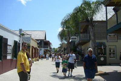 St. George Street in Old Town, die damalige Hauptstraße.