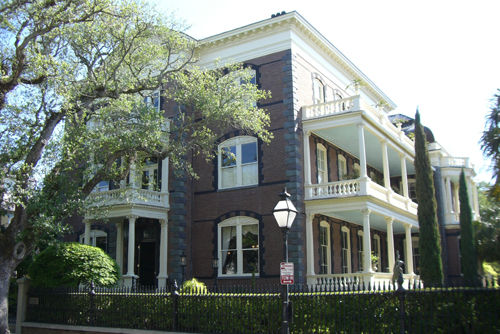 Calhoun Mansion House, ein altes Herrenhaus, in der 16 Meeting St.