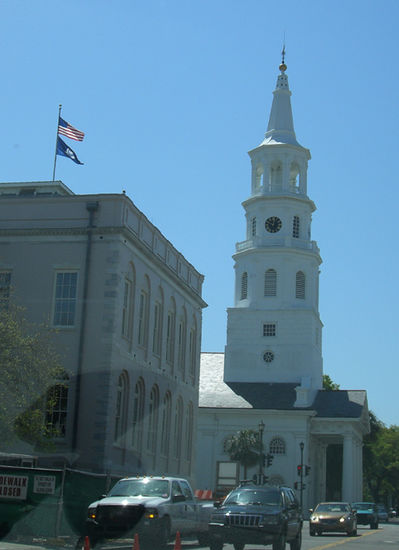City Hall + St. Michael's Episcopal Church