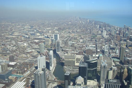 Ausblick vom Sears Tower