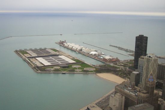 Ost-Blick aufs Navy Pier