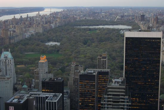 Blick auf den Central Park