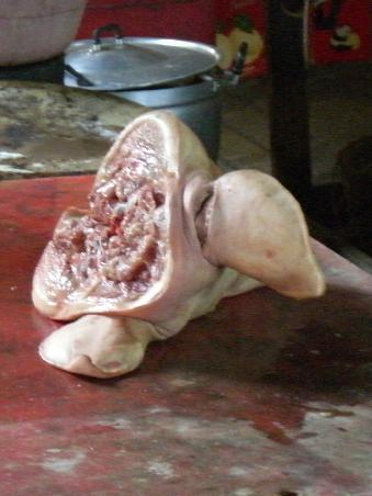 ... ja, auch dieses Oink ist bereits im Schweinehimmel ...