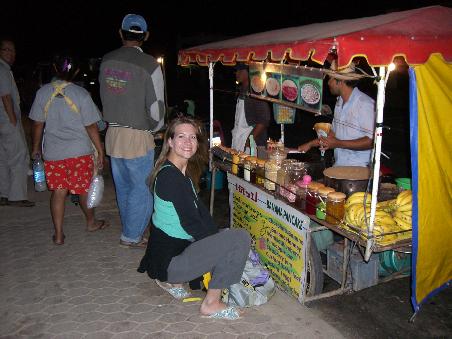 Auch auf Koh Chang gibt es leckeren Bananen Crepe, mmmmhhh lecker
