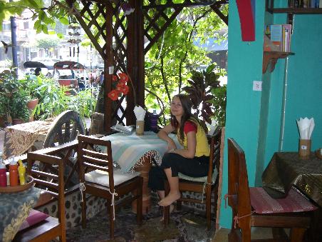 In der Shanti Lodge.