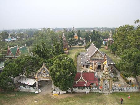 Ausblick vom Wat Phu Khao Thong