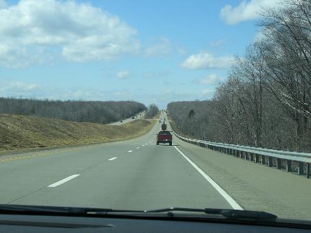 ... wir fahren auf der Interstate, dudei dudei ...