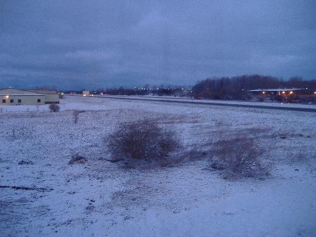 Der erste Blick aus dem Fenster ... grrr