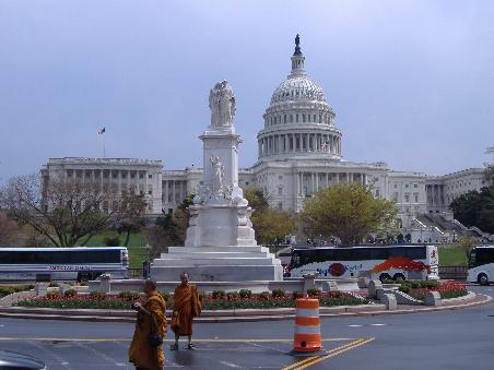 U.S. Capitol im Hintergrund