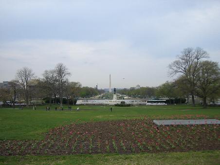 Blick vom U.S. Capitol zum Washington Monument über die National Mall
