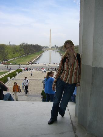 Blick vom Lincoln Memorial auf das Washington Monument