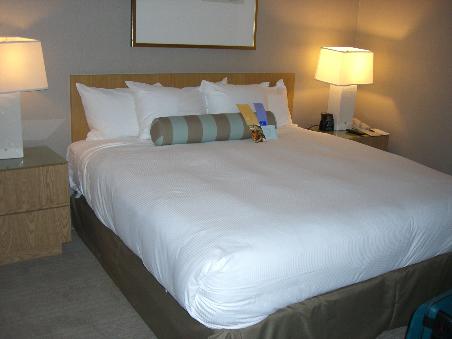 Riesenkuschelbettchen im Hilton Airporthotel