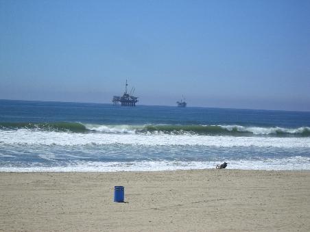 Bohrinseln bei Newport Beach