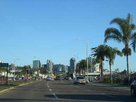 Ankunft in San Diego