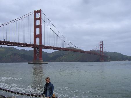 Blick vom Presidio auf die Golden Gate Bridge