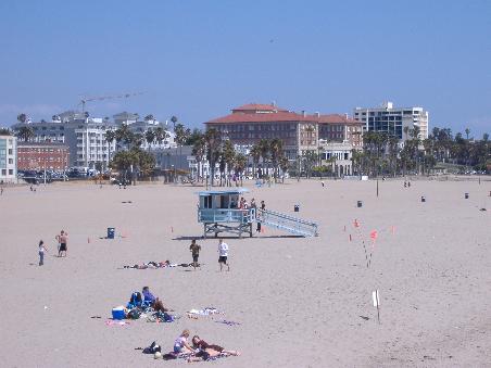 Strand am Santa Monica Pier
