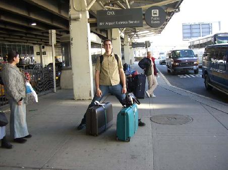 Ankunft am Flughafen JFK