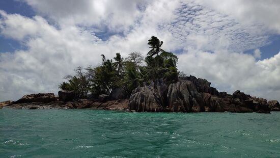 Insel St. Pierre. Drehspot von Robinson Crusoe.