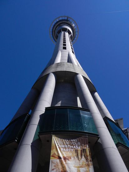 Der Skytower, ein Warzeichen Auckland's!