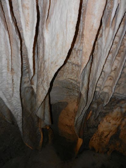 Fantastische Formationen von Stalagtiten.