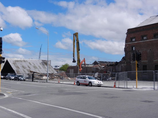 Das innere Stadtzentrum ist immer noch "Red Zone" und komplett abgeriegelt!