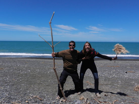 Und so verabschieden wir uns mit einem Haka!
HAERE RA, AOTEAROA!