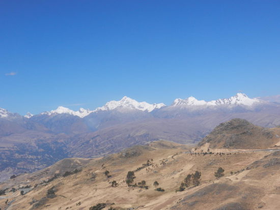 Die weissen Gipfel der Cordillera Blanca!