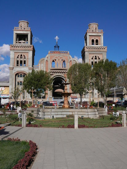 Plaza de Armas in Huaraz.
