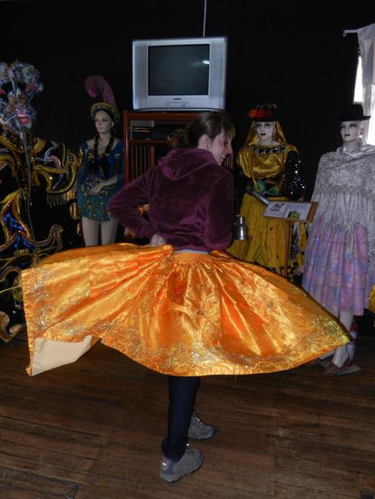 Im Coca-Museum konnte man einiges ueber die wichtigste Pflanze der Indios erfahren und die traditionellen Kostueme bestaunen.