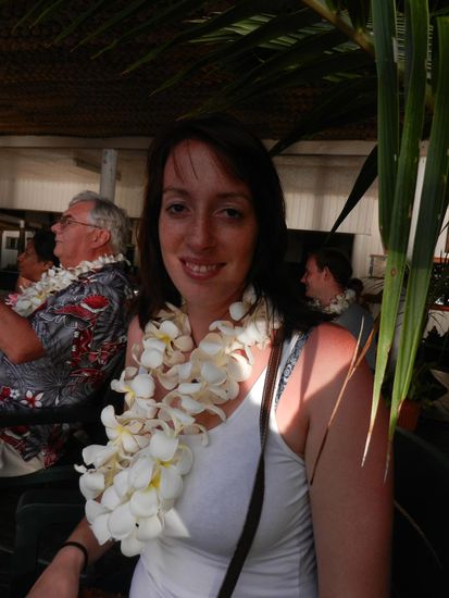 . . . und man wird mit Blumen geschmueckt!