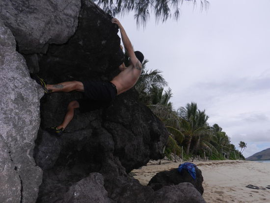 Mal wieder ein bissl bouldern.