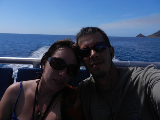 Als die Situation mit unserer Gastfamilie am naechsten Tag eskalierte, gab es leider keine andere Moeglichkeit als mit dem naechsten Schiff auf die Hauptinsel zurueck zu fahren!