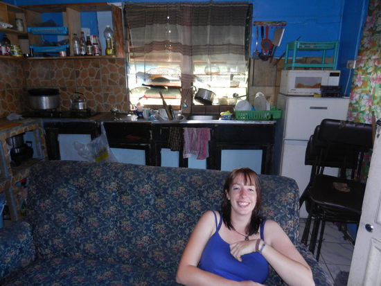 Kueche & Wohnzimmer.